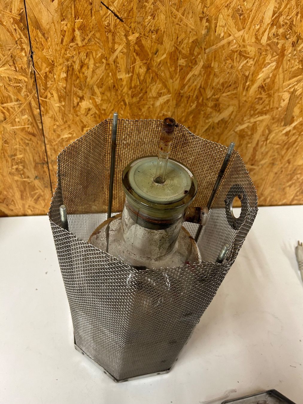 Accessori da laboratorio: Saugflasche Schott 3L mit Schutzkäfig – Usato da Schupfart venduto da philippb06 4