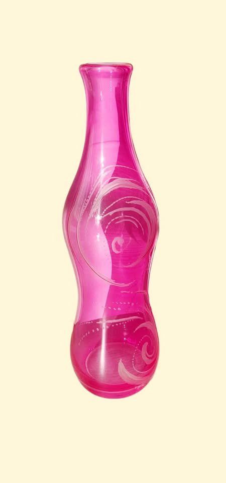 Vasi & Recipienti: Pinke Glasvase, Dekoglas – Nuovo (secondo la descrizione) da Aarburg venduto da Glitzerzauber 3