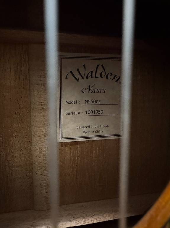 Strumenti musicali: Gitarre Walden Natura N550CE – Usato da Embrach venduto da CarlosTF 1
