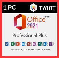 MS Office 2021 Professional Plus TWINT S