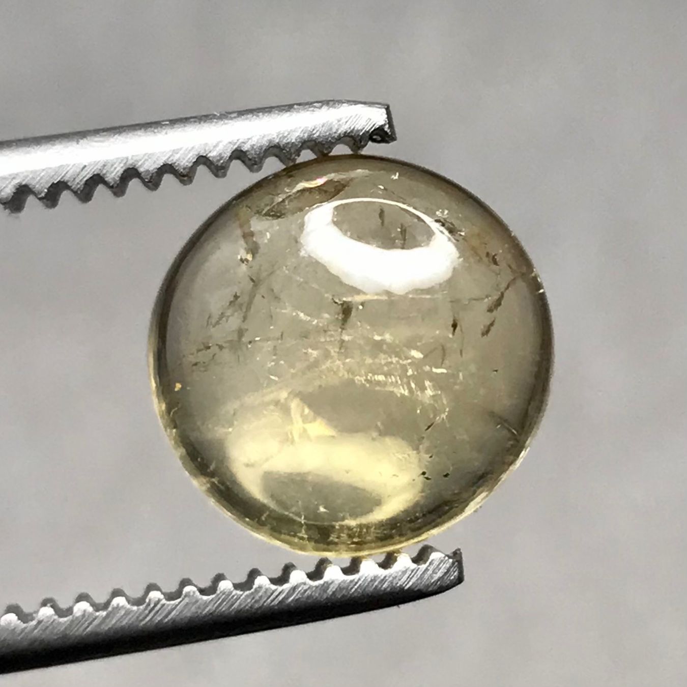 Pietre preziose: Citrin Cabochon, rund, 3.1 Karat – Nuovo (secondo la descrizione) da Biel venduto da djvalbnc 1