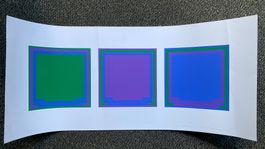 Willy Müller Brittnau 1938-2003 Originalserigrafie 1973