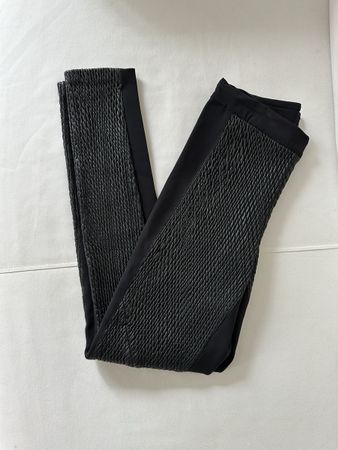 Elie Tahari Leder Hosen M, black