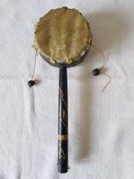 Alte Handtrommel / Klappertrommel - Vintage Rarität!