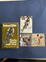 Ferdi Kübler, Buch, 2 Autogrammkarten / Kübler + Freuler