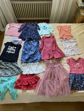 Girls Summer Bundle: Dresses, Skirts, Tops & Pants, Size 6-8
