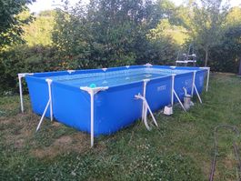 Intex Pool Rand und Pumpe defekt 2.2x4.5x0.84