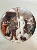 Albert Anker Porzellanteller der Schneebär