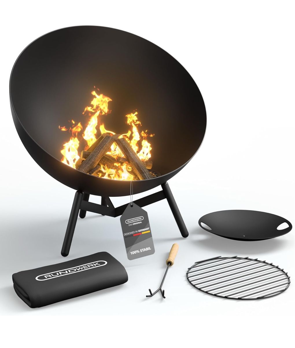 Bracieri: Feuerschale - Ø 60cm - Geneigte & horizontale Position - – Nuovo e nell'imballaggio originale da Amriswil venduto da JaJa-Express 1