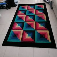 Rarità Tappeto Missoni +Tavolini in pietra e vetro