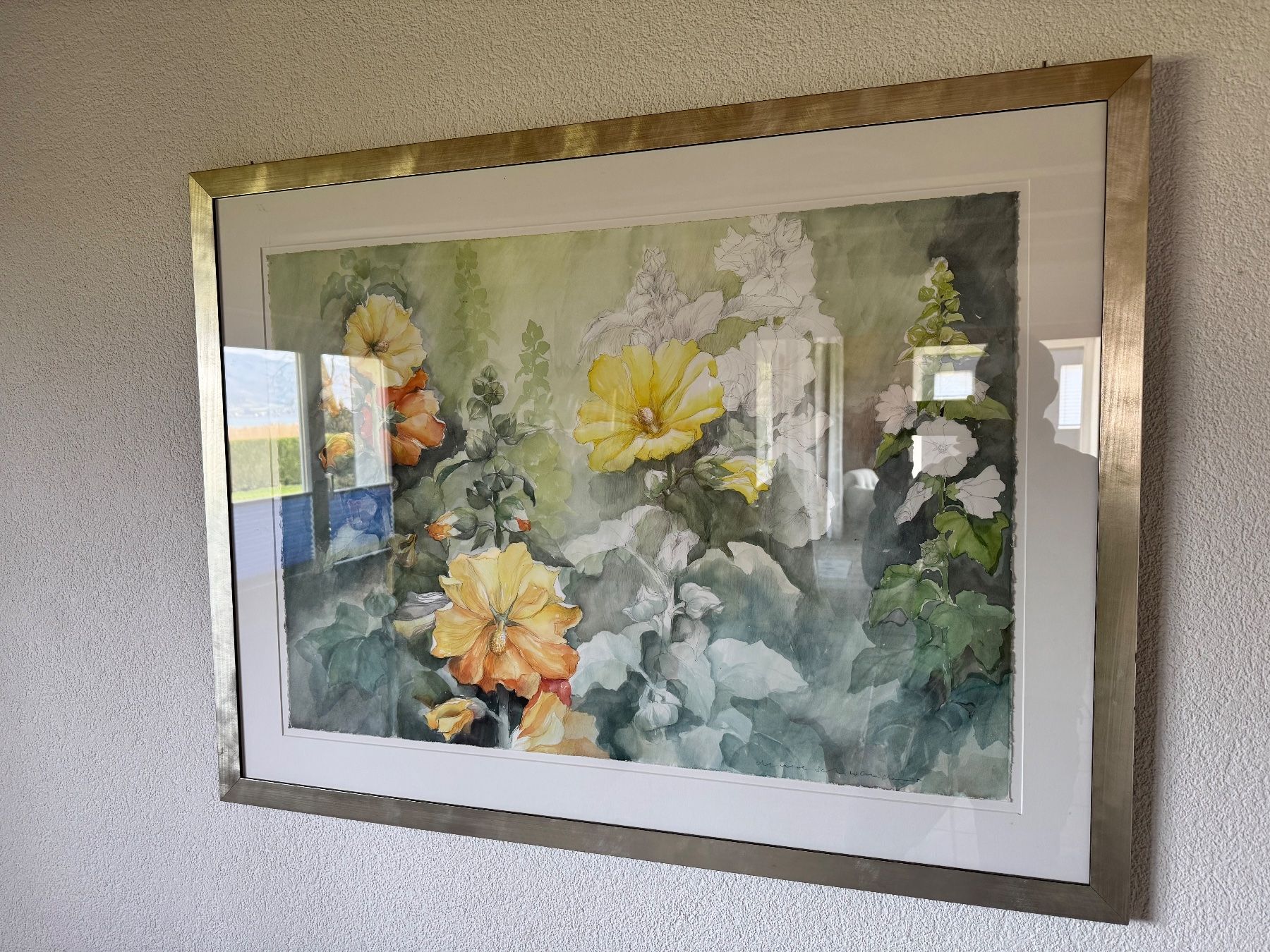 Gemälde: Aquarell Bild - Blumenmotiv – Gebraucht aus Sutz von tho_xn6t 1