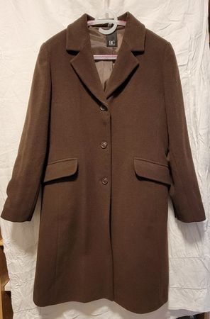 Damenmantel - Blazermantel Wollmantell Gr. 40 braun