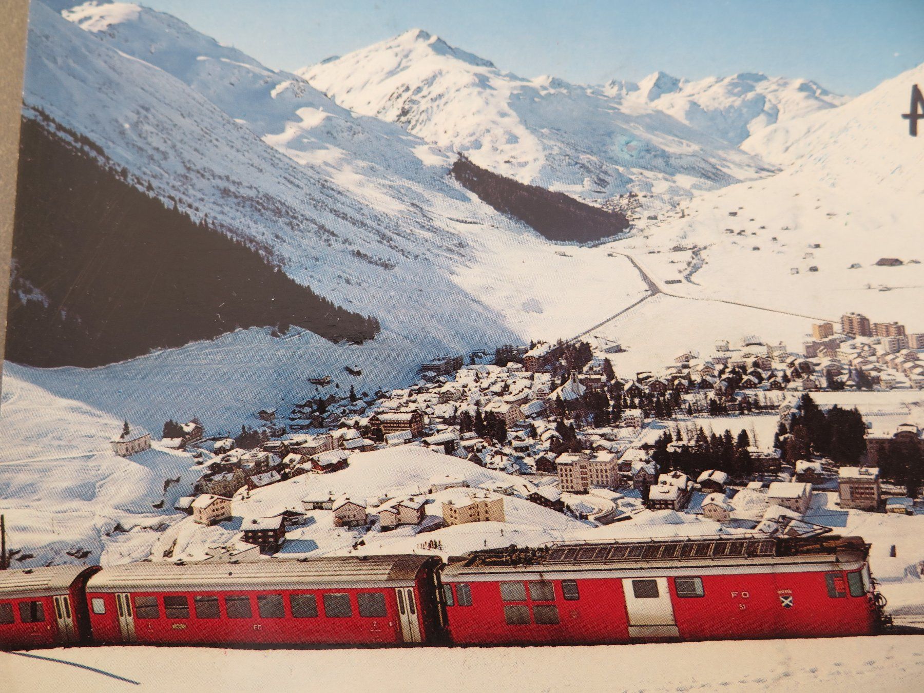 Ansichtskarten: ANDERMATT - FURKA-OBERALP-BAHN – Gebraucht aus Wittenbach von lipasal 1