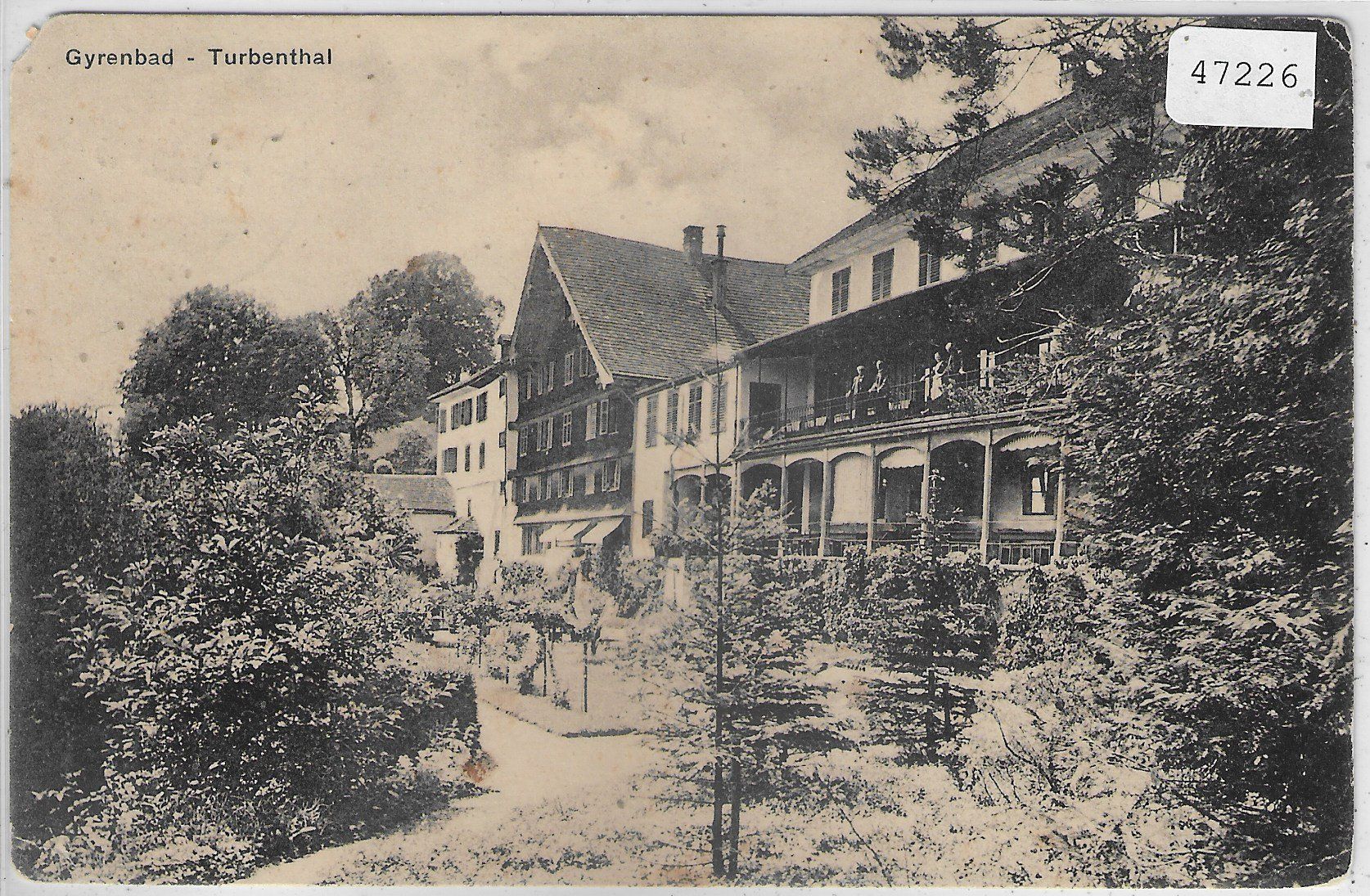 Cartoline postali: Gyrenbad - Turbenthal – Usato da Ettingen venduto da Kartenplanet