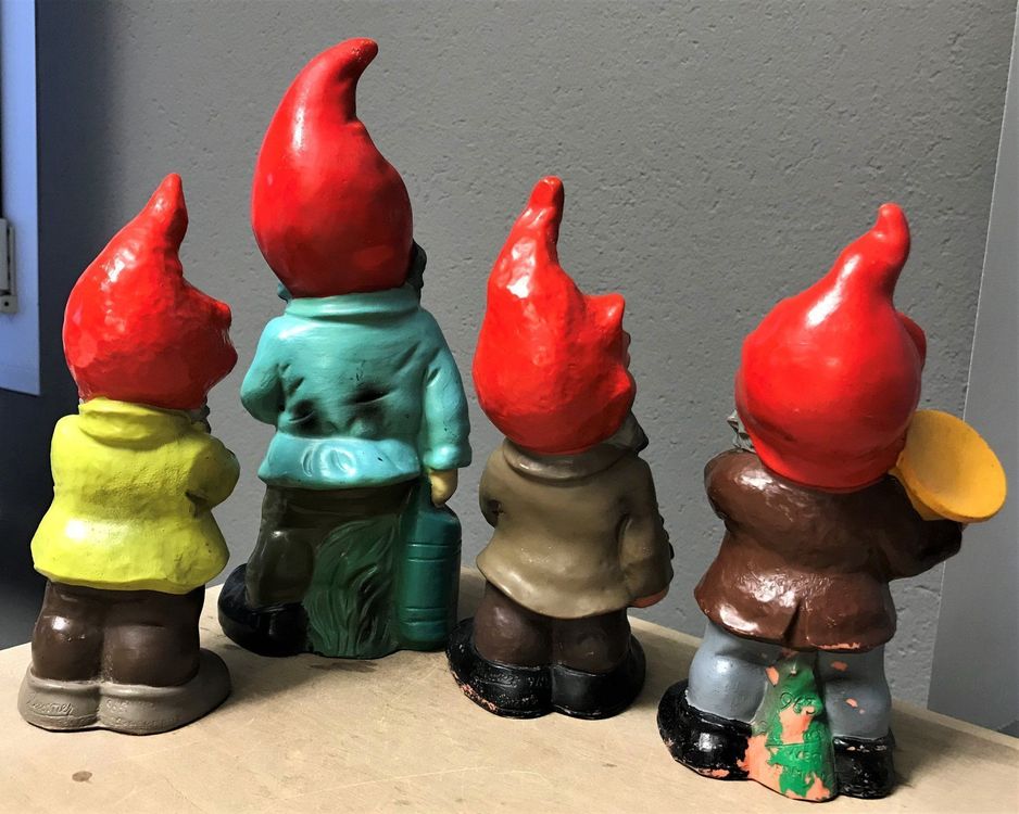 Gartenzwerg Zwerg HEISSNER 50er 60er Gartenfigur alt alter Kaufen