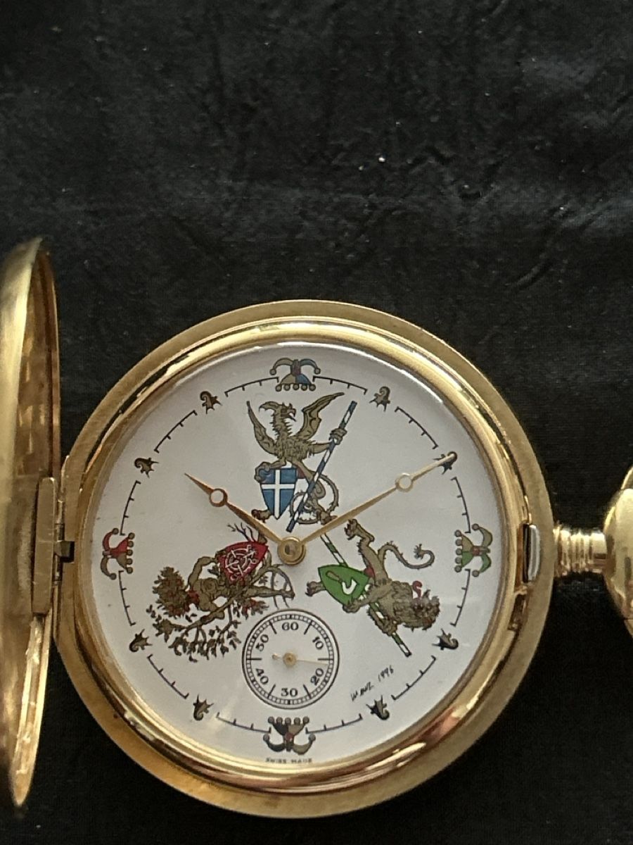 Orologi: Taschenuhr Savonette vergoldet  – Nuovo (secondo la descrizione) da Wichtrach venduto da FrankAJ 2