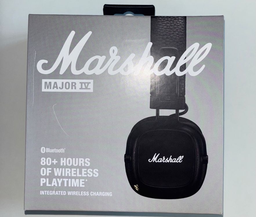 Casque Marshall Major 4 - Marron - Bluetooth - Neuf Sous Blister