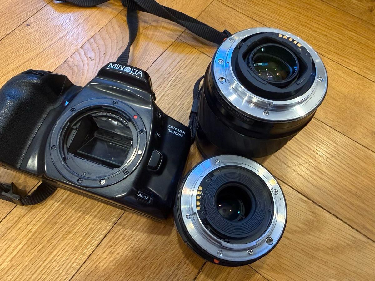 Minolta Kamera: Minolta Dynax 500si Spiegelreflexkamera mit 2 Objektiven,Top – Gebraucht aus Basel von ich-verkauf-dir-was 8