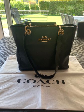 Sac Coach en cuir noir