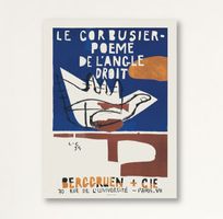 Le Corbusier Moderne Kunst Poeme Paris Abstrakt Bild Dekor