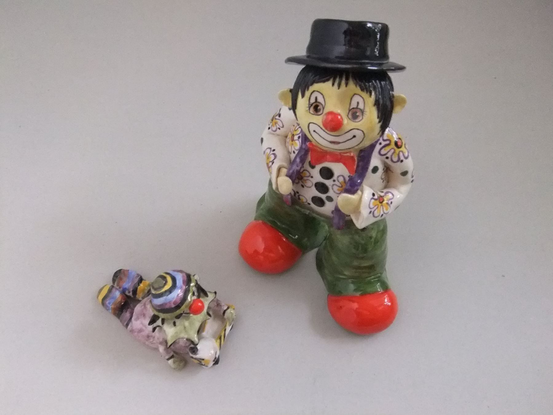 Statuette: Lustige Keramik Clown - Jakob Haas – Usato da Esslingen venduto da eintagammeer