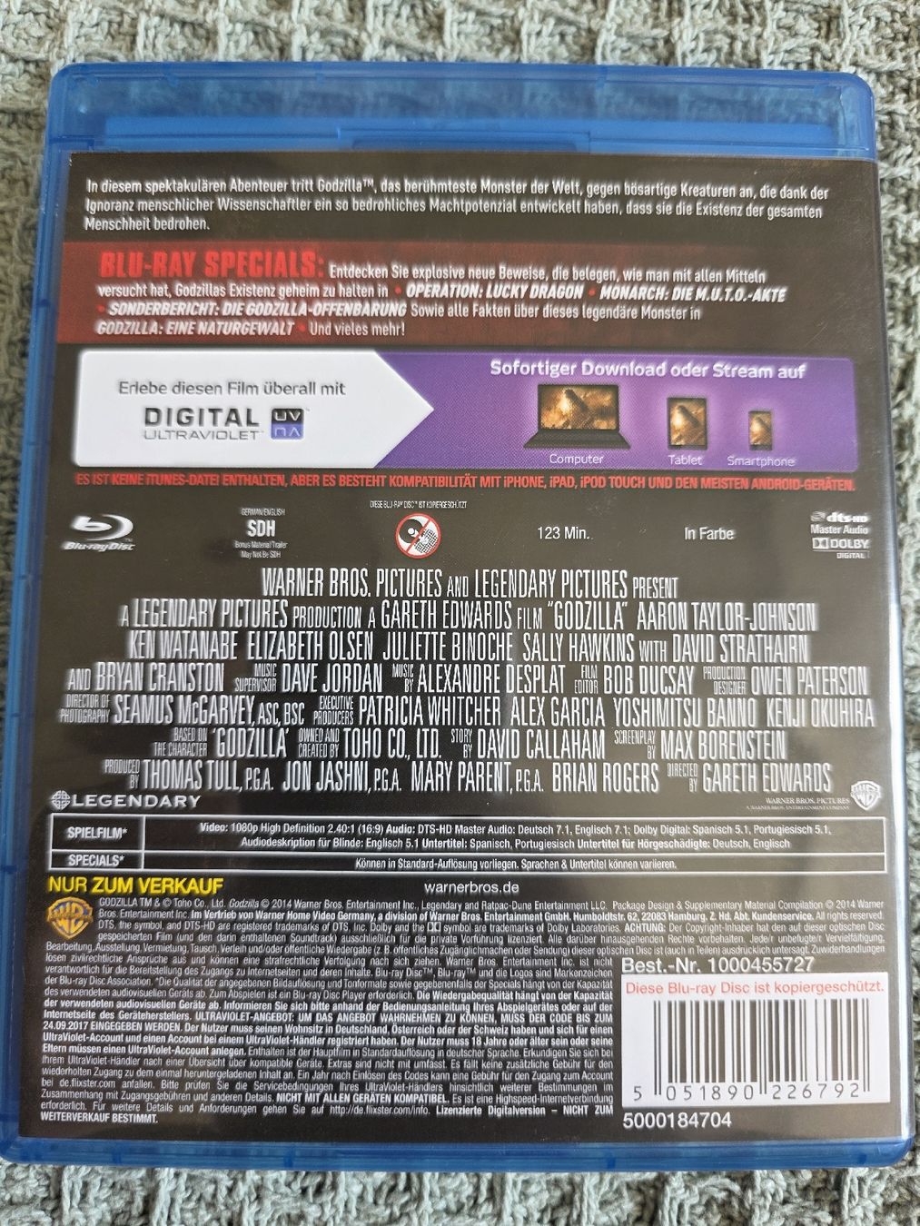 Tutti i DVDs: Godzilla - Blu-ray – Usato da Ellikon a d Thur venduto da razzorblog 1