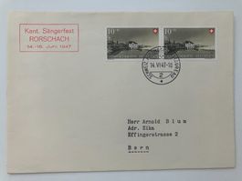 1947, FDC, Kat. 36