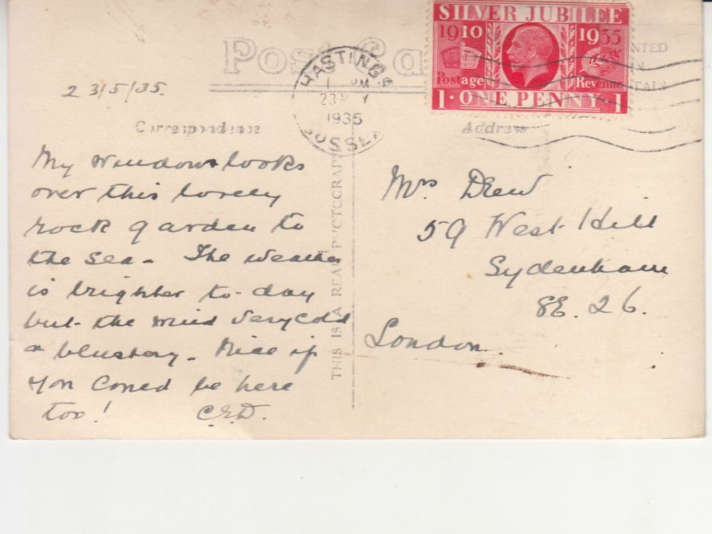 Cartoline postali: Hastings 1935 – Usato da Bürglen TG venduto da StampGraf 1