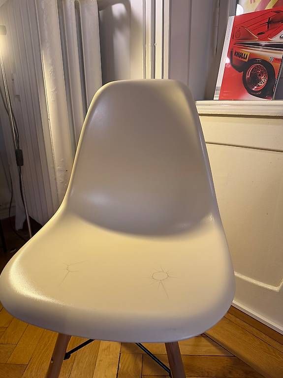 Sedie: Eames-Style Stühle Replika  2er-Set, Creme – Usato da Zürich venduto da Gregor12 2