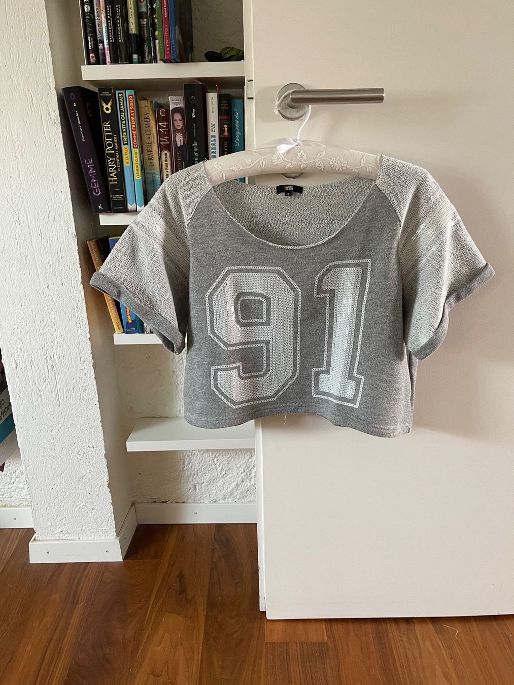 Yes Or No Top: Haut gris 91 – Usato da Lausanne venduto da ine_6c2m