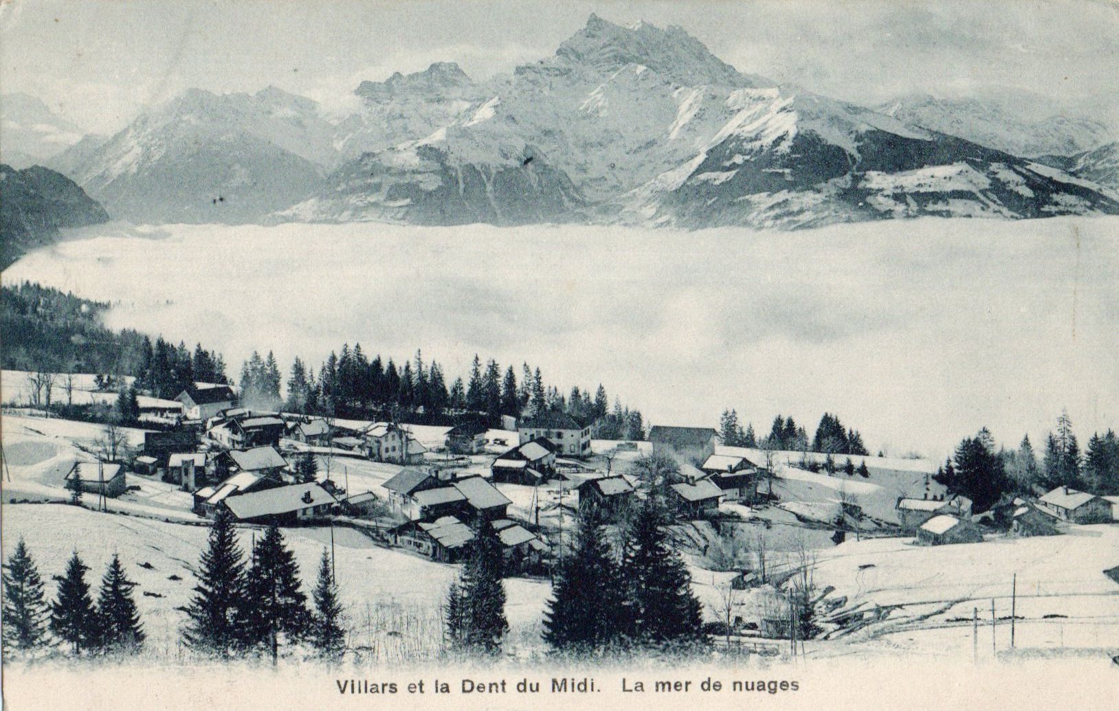 Cartoline postali: Villars - La mer de nuages – Nuovo (secondo la descrizione) da Melano venduto da pisonsdro