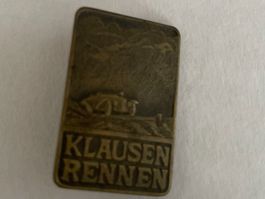 Anstecknadel Klausenrennen, ca. 2 x 3cm