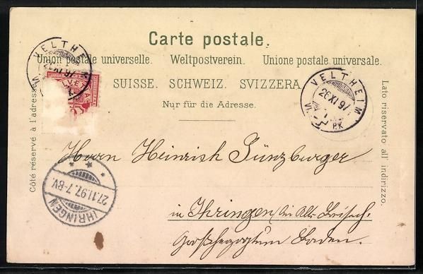 Cartes postales: Litho Aarau, Frau serviert Tee, Totalans – D'occasion à Berlin par bartko-reher 1