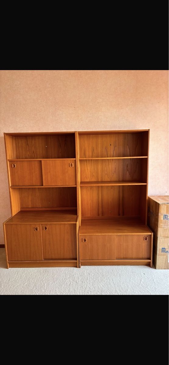 Commodes: Bibliothèques modulables bois 2 éléments bon état – D'occasion à Lausanne par Hadin-Store