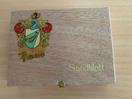 antike Zigarrenschachtel Holz************