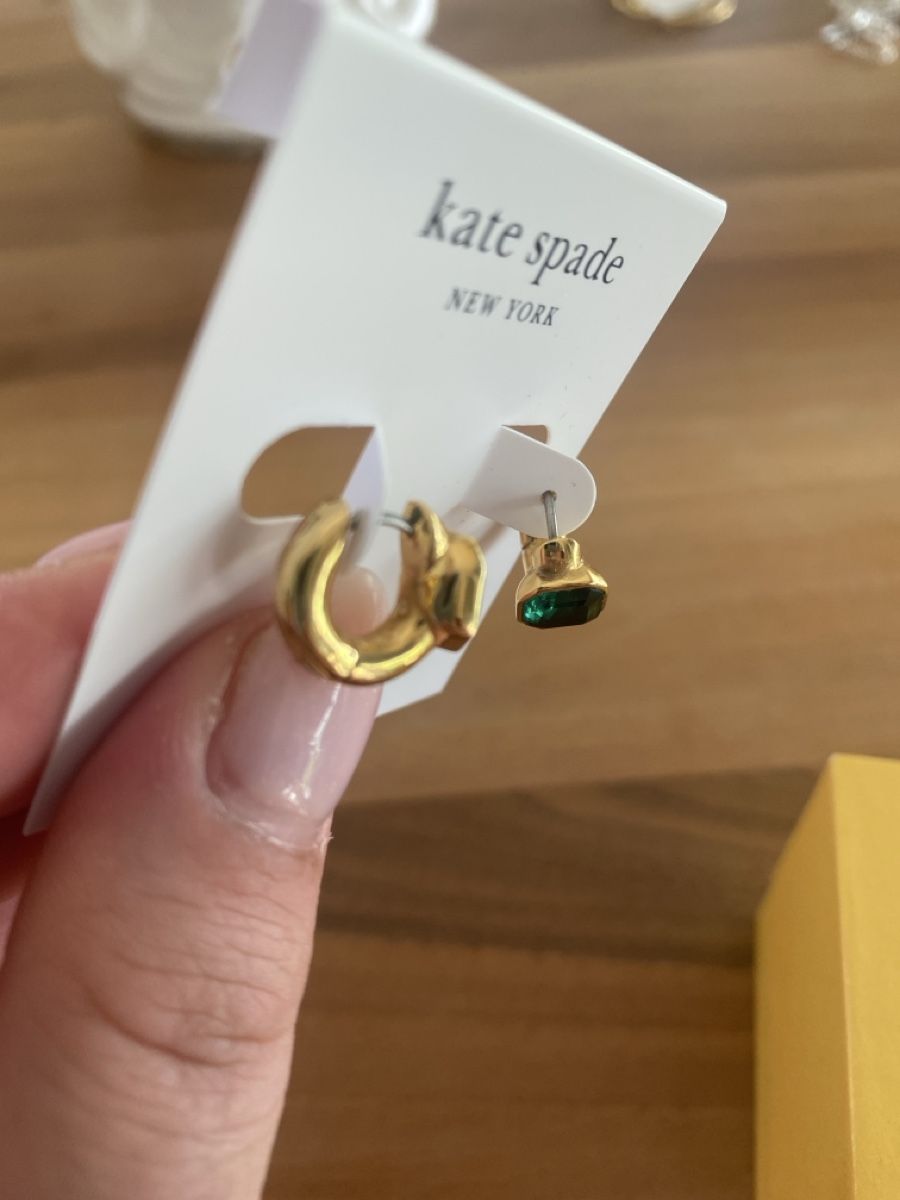 Boucles d'oreille: Orecchini Kate spade dark green – D'occasion à Buchs ZH par Micki1982 2