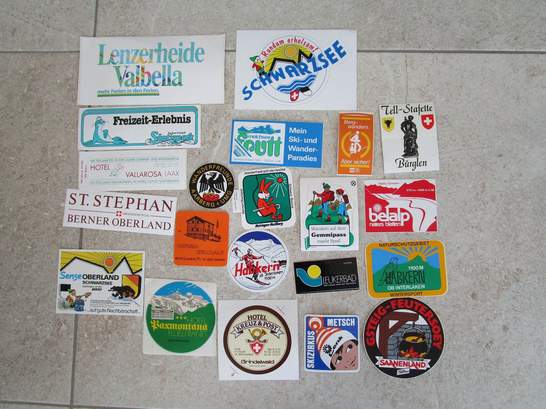 Sticker: Bergstationen Aufkleber – Usato da Grenchen venduto da Uhus15