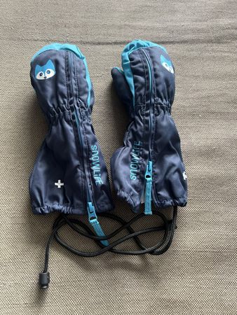 Snowlife Fäustlinge Grösse B/S Winterhandschuhe Kinder blau