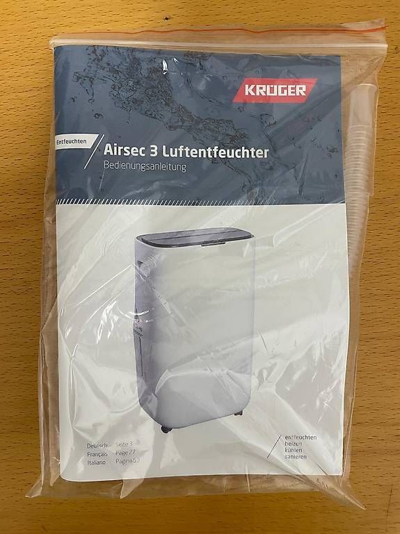 Luftentfeuchter: Krüger Kondensations-Luftentfeuchter – Gebraucht aus Bronschhofen von Oggy0 3