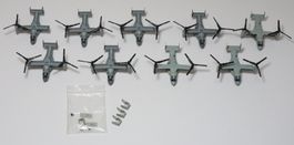 Bell Boeing V-22 Osprey Diecast Modelle 1:200 8 Stück