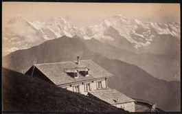 Fotografie Schynige Platte, Blick auf da
