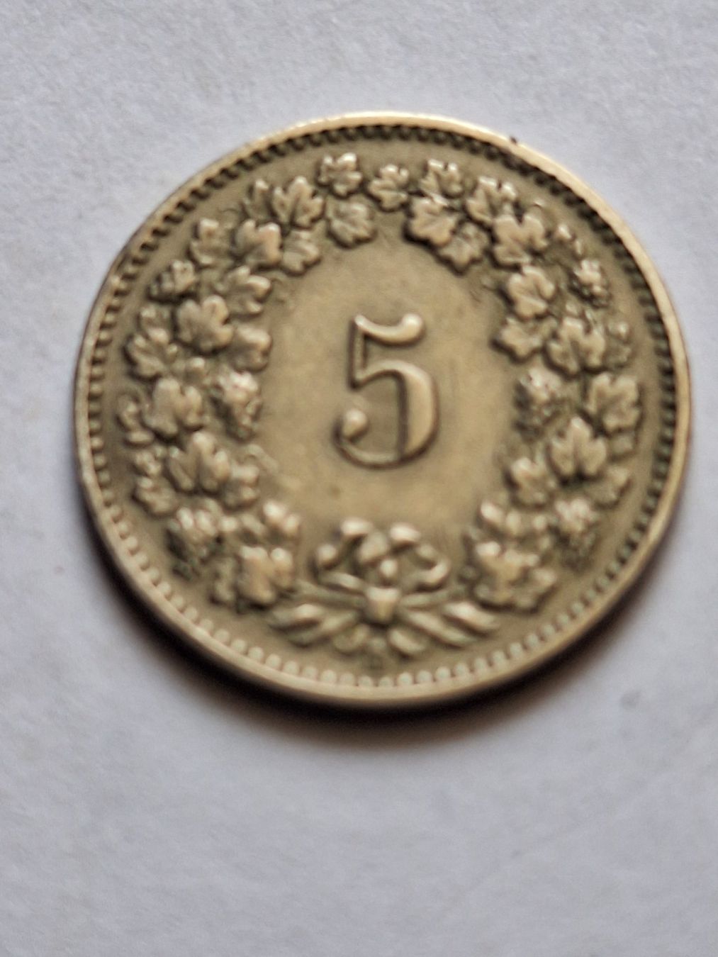 Tutti le monete: 5cts 1907 SS – Usato da Couvet venduto da zeze03 1