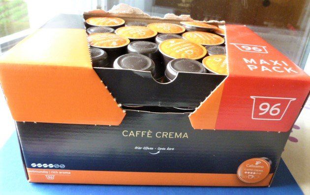 Cibi & Specialità: Tchibo Kaffeekapseln Cafissimo Caffé Crema 192 Stück – Nuovo e nell'imballaggio originale da Grosswangen venduto da Aschenputtel69 1