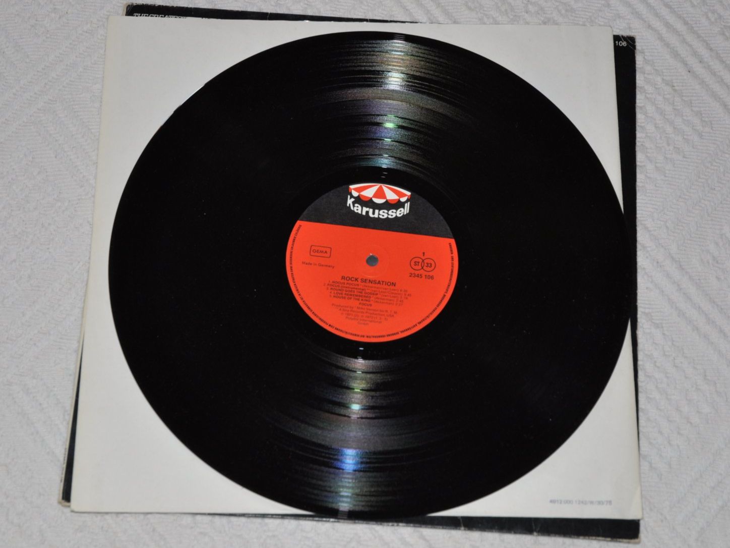 Vinyles: LP Focus - The Greatest Rock Sensation – D'occasion à Boll par Theodora15 3