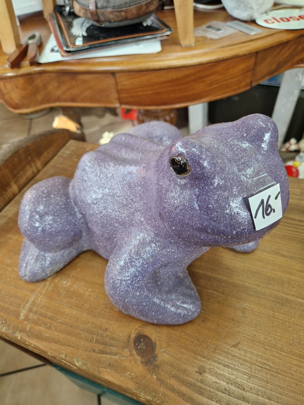 Figuren: Frosch Steingut Outdor  – Gebraucht aus Mörigen von Clio111 2
