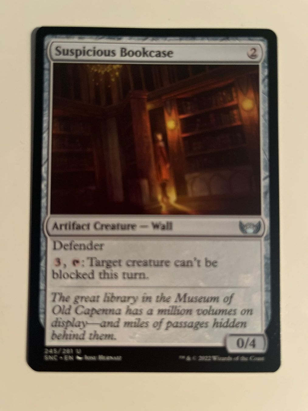 Magic The Gathering Carte collezionabili: 1 x Suspicious Bookcase - Magic: The Gathering - MtG – Usato da Kriens venduto da Shadi1980