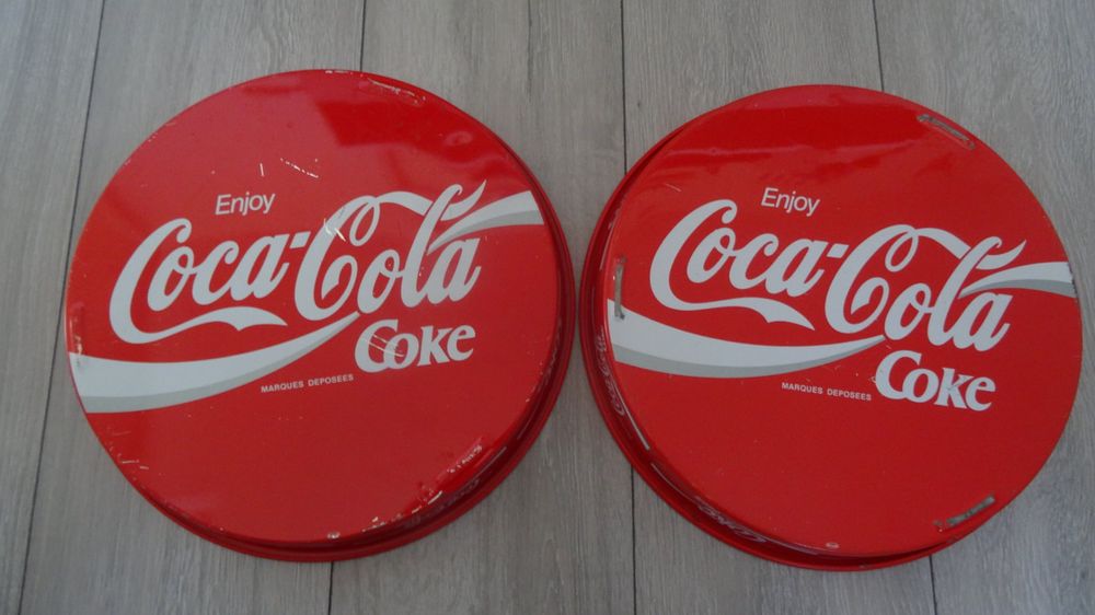 Servierplatten: 2 Coca Cola Serviertabletts, Vintage, Kult, Sommer! – Gebraucht aus Ehrendingen von CHMEX 1