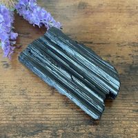 ✲ Schwarzer Turmalin Rohstein ✲ 201g/100mm Schörl Tourmaline