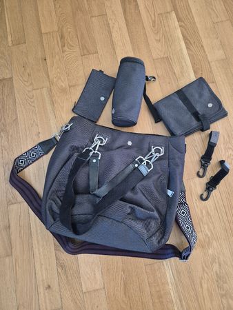 Trendige Wickeltasche von Lässig, viel Stauraum, Top!