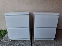 Nachttisch, IKEA MALM, 2 Stück 